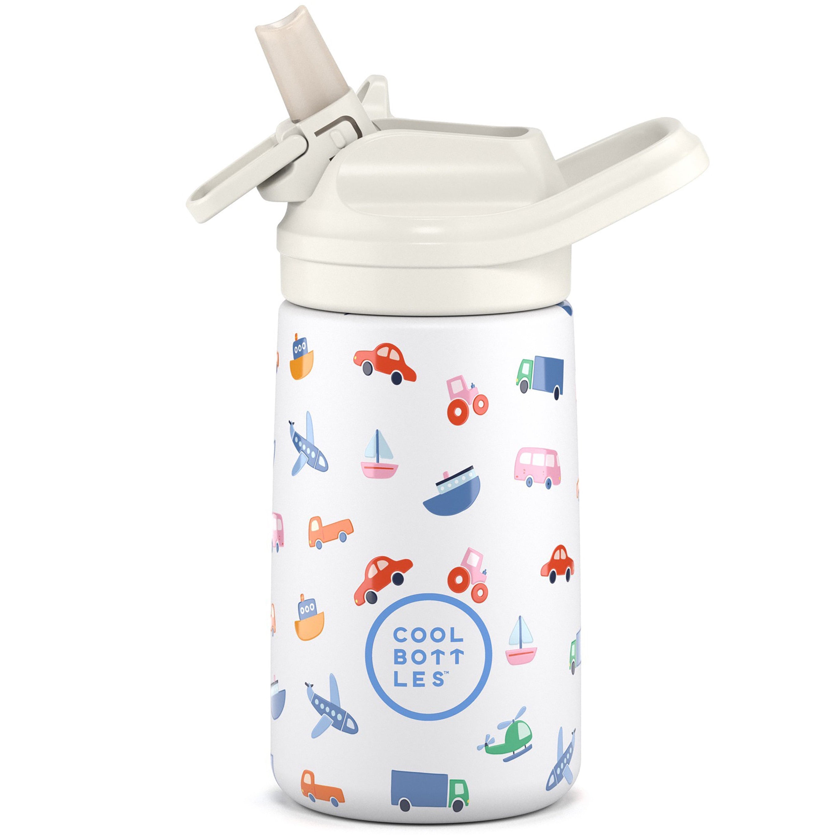 Botella de acero KIDDIE 350 ml.· little wheels