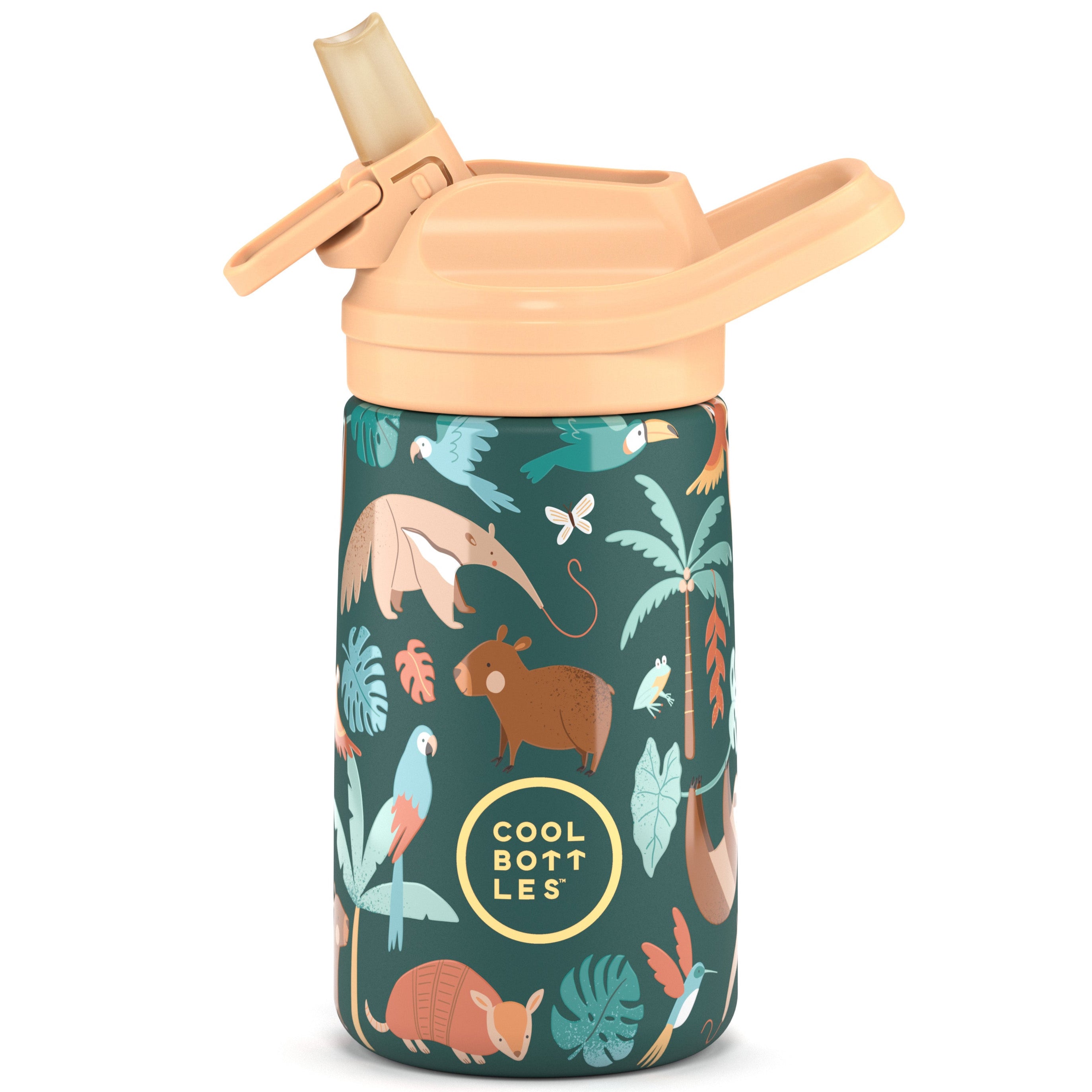 Botella de acero KIDDIE 350 ml.· rainforest refuge