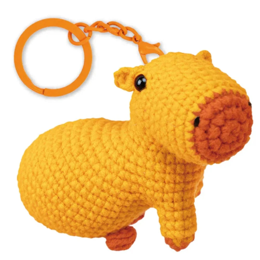 Haz tu llavero de crochet: capibara