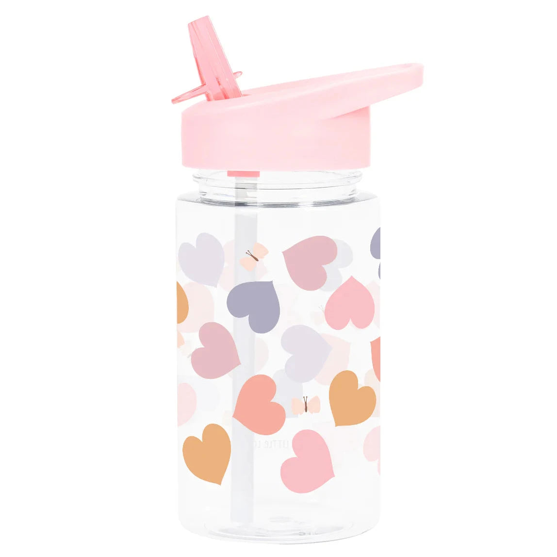 Botella de tritán ALLC 450 ml. · corazones