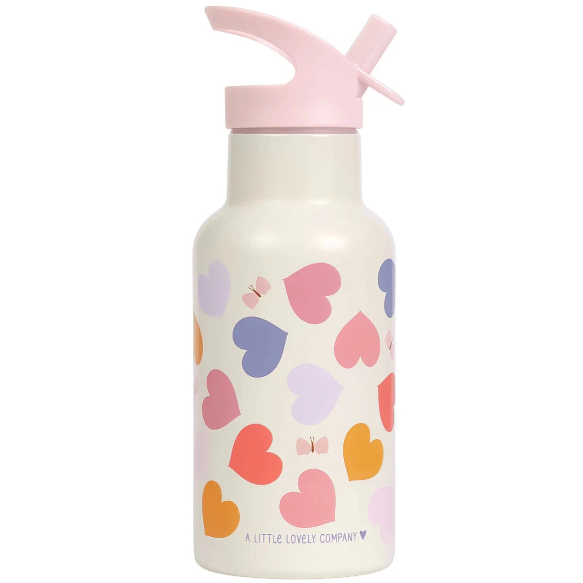 Botella de acero ALLC 350 ml. · corazones