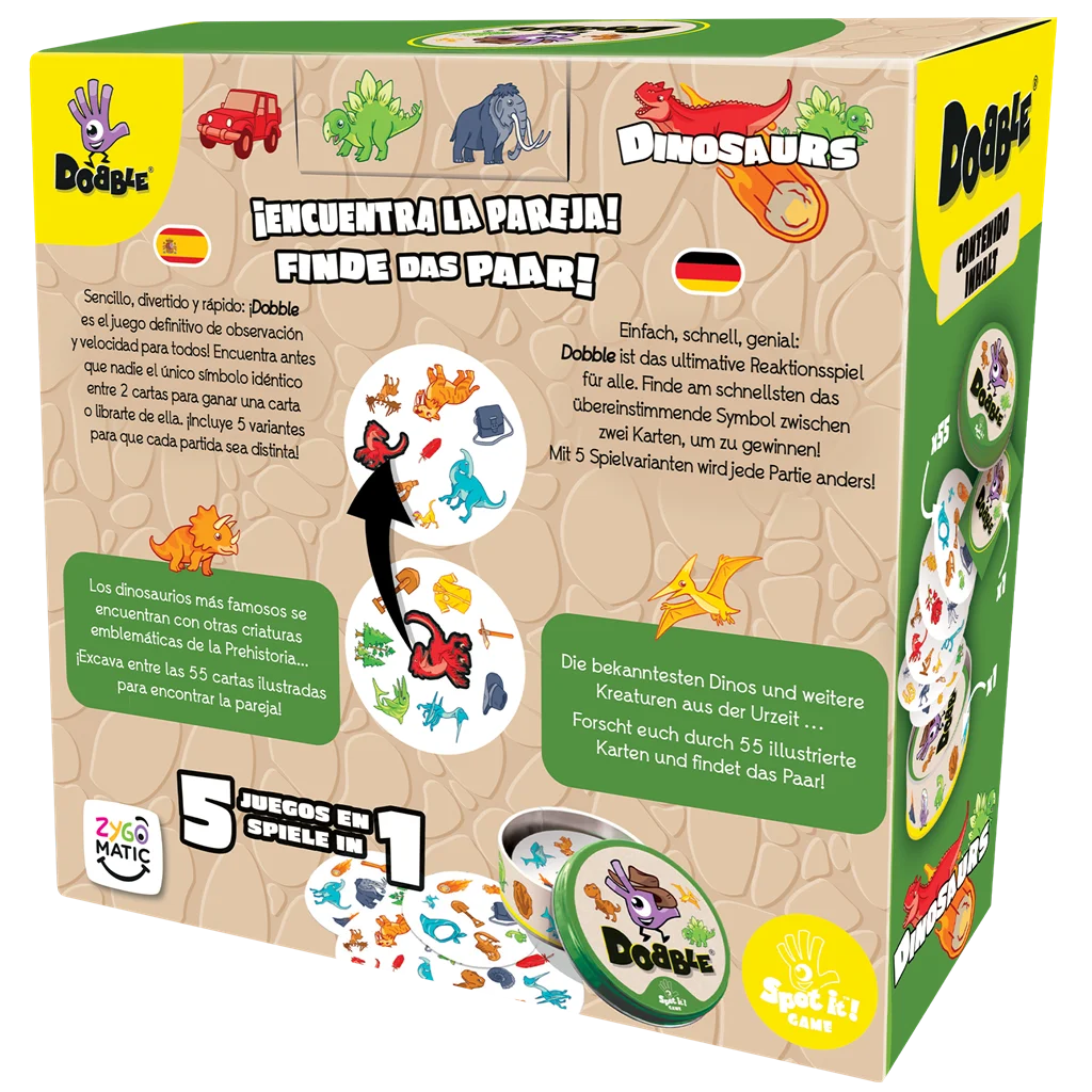 Dobble dinosaurs