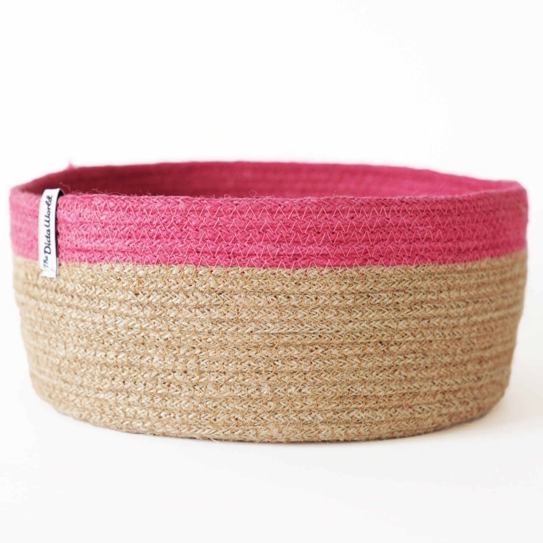 Cesto artesanal de yute