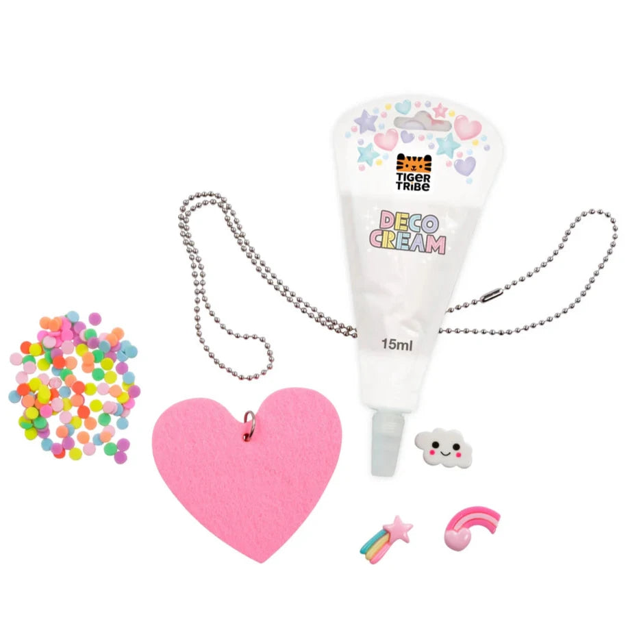 Crea y decora tu colgante corazón