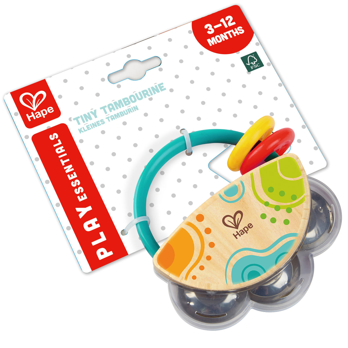 Sonajero-pandereta TINY rattle
