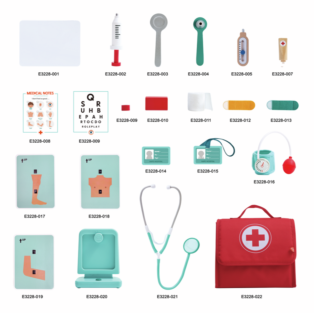 Juego de doctor y doctora para peques