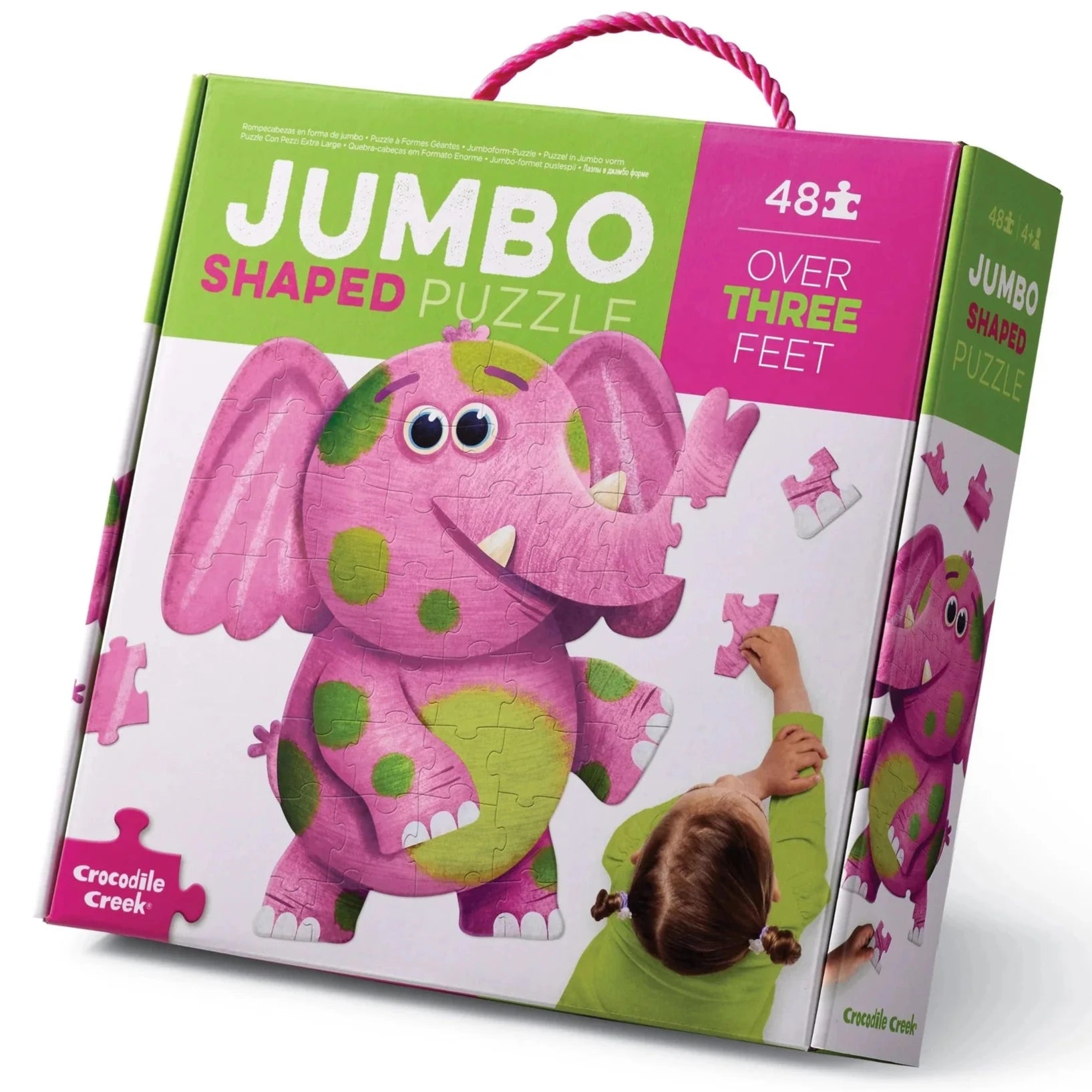 Puzzle JUMBO elefante: 48 piezas