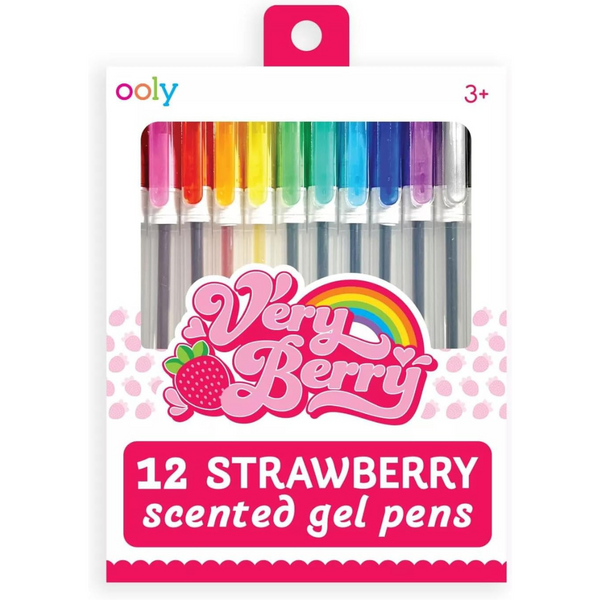 Bolígrafos con olor a fresa