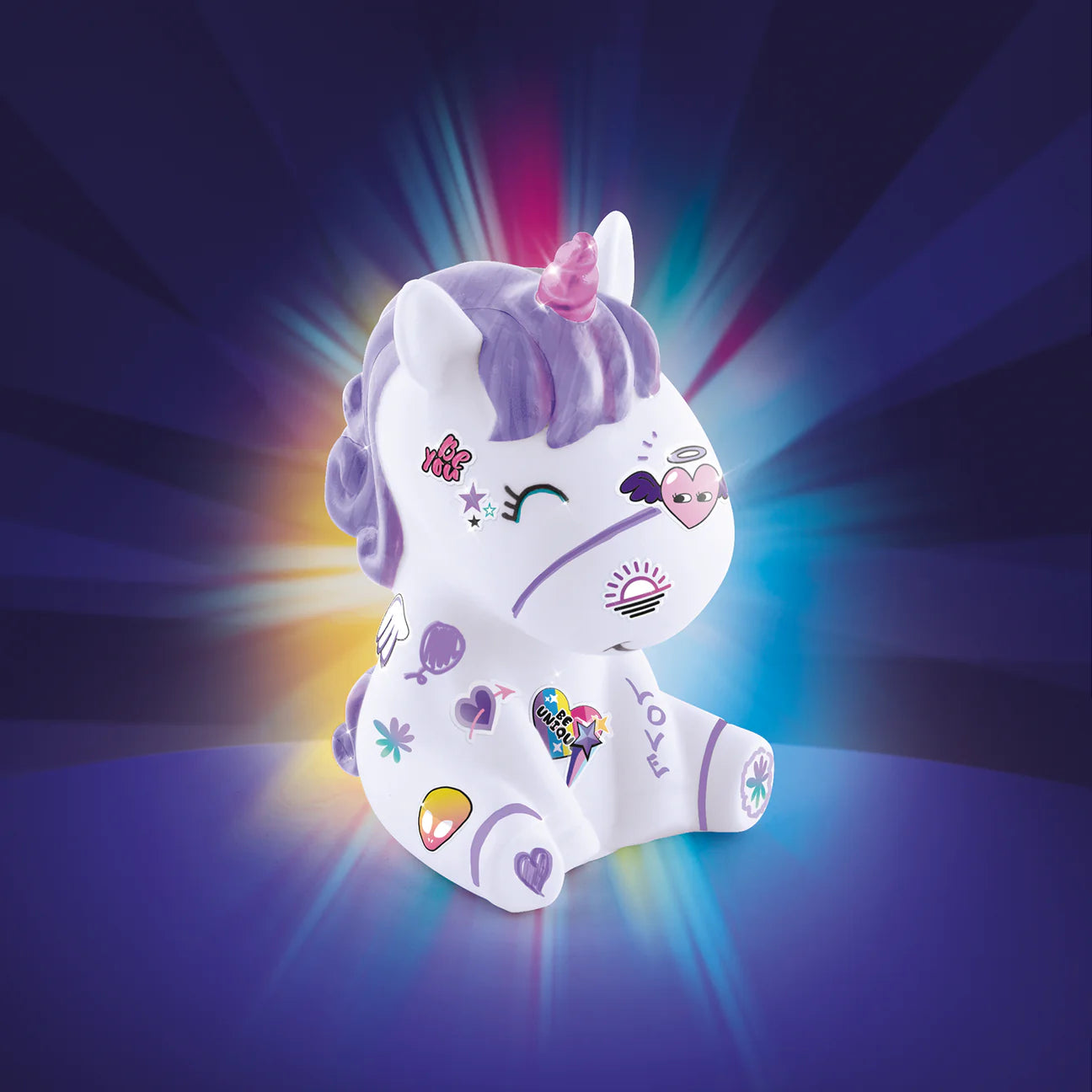 Mini mascota ¡con luz! para decorar