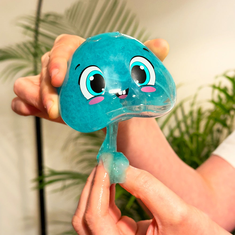 Medusa que brilla en la oscuridad ¡con slime!