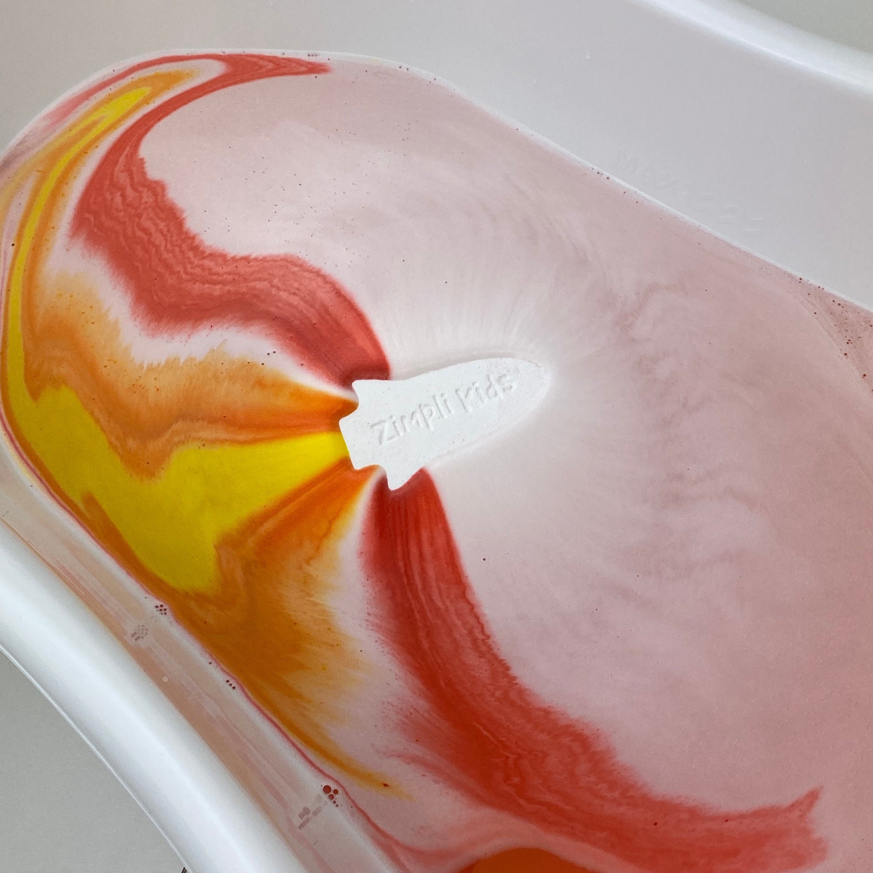 Bomba de baño cohete ¡efecto arco iris!