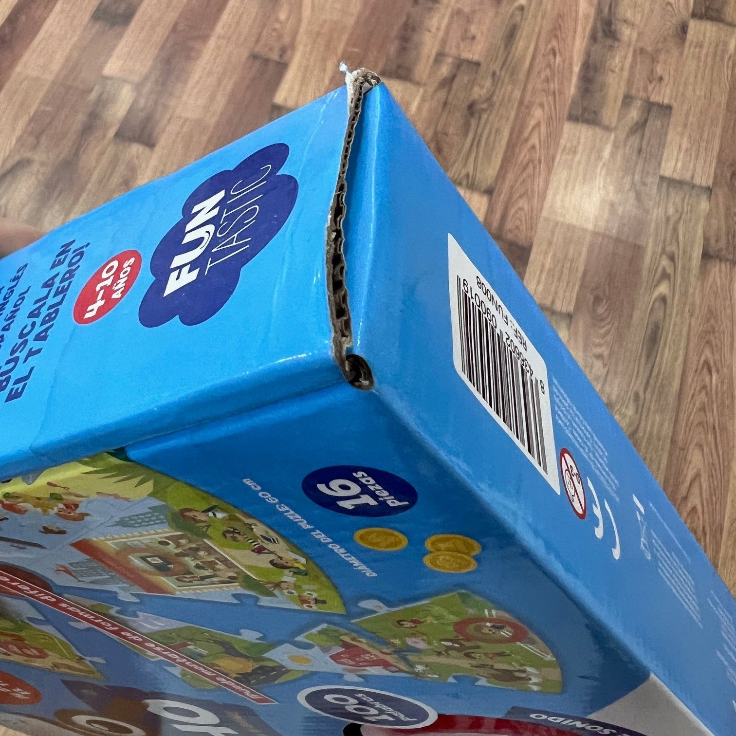 ¡CAJA DAÑADA! Búho ¡puzzle y juego de observación! con 100 palabras