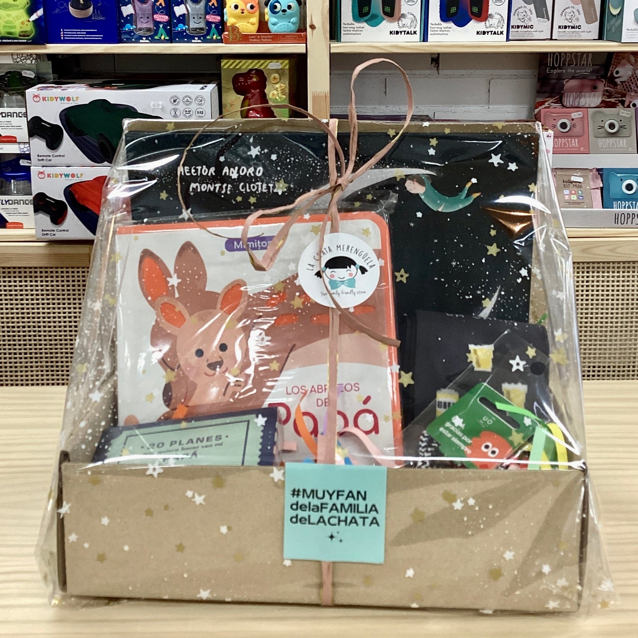 Cesta para papá de 5 años