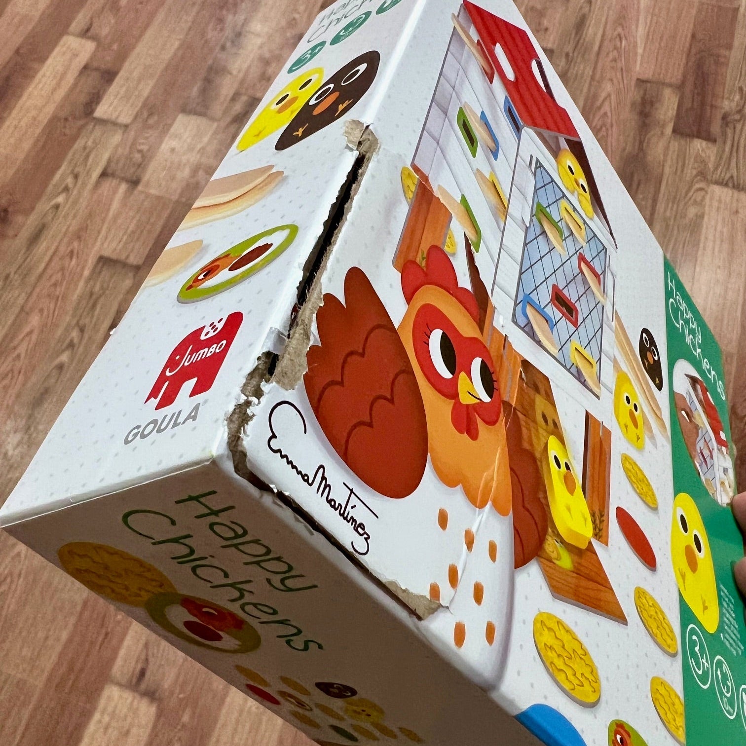 ¡CAJA DAÑADA! Happy chicken