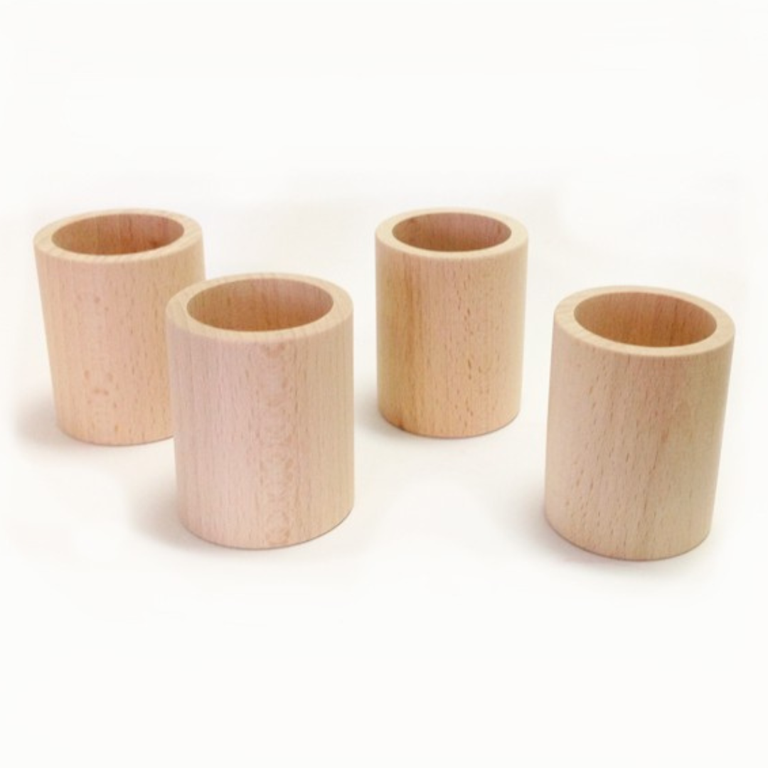 Cubilete de madera