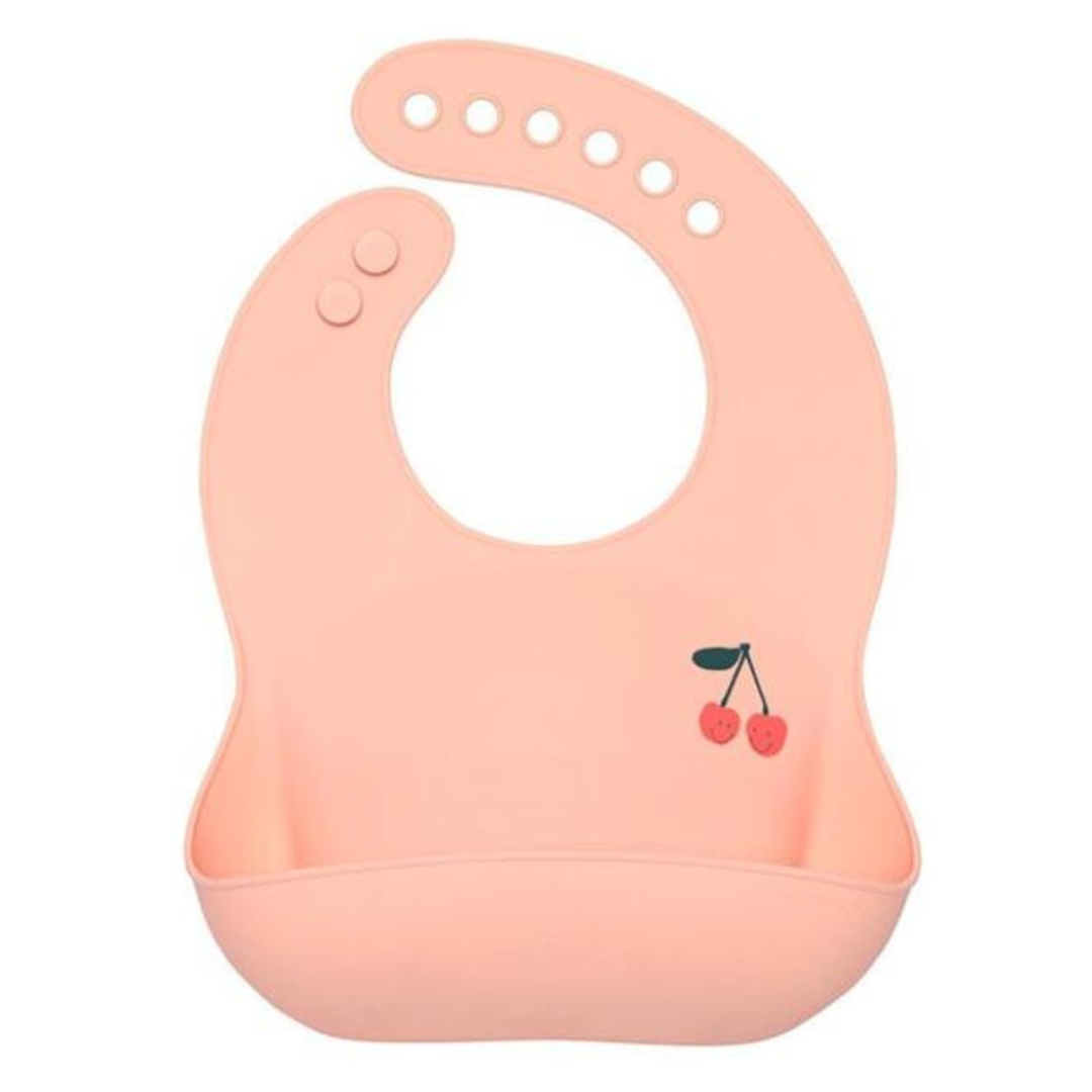 Babero de silicona Lässig · fruits cherry
