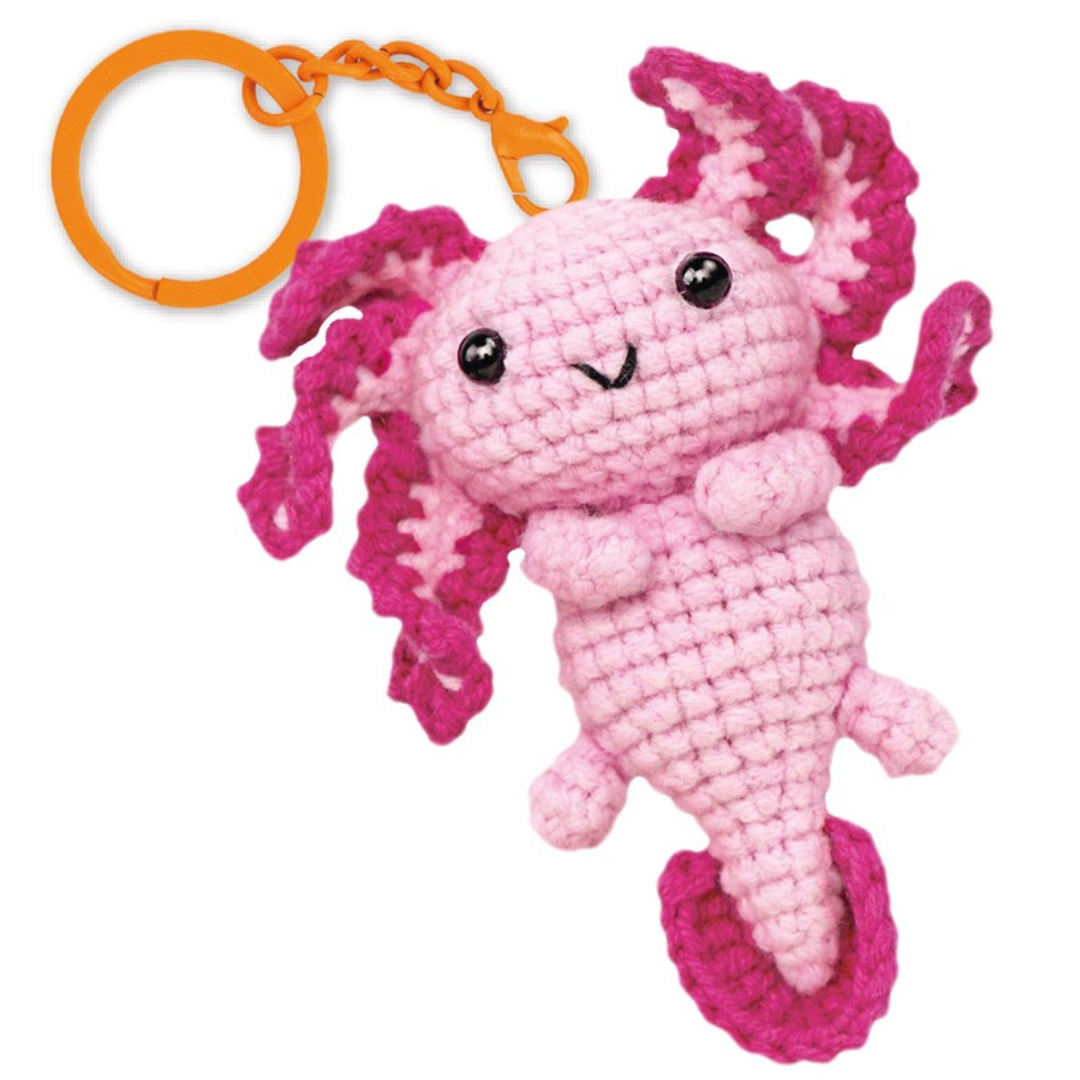 Haz tu llavero de crochet: ajolote