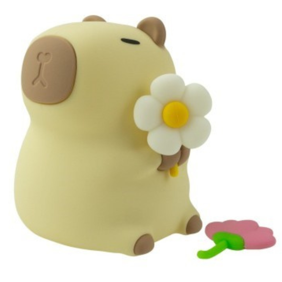 Lámpara de noche LED MARY´S · capibara con flores