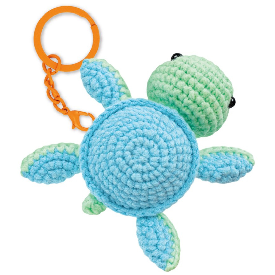 Haz tu llavero de crochet: tortuga