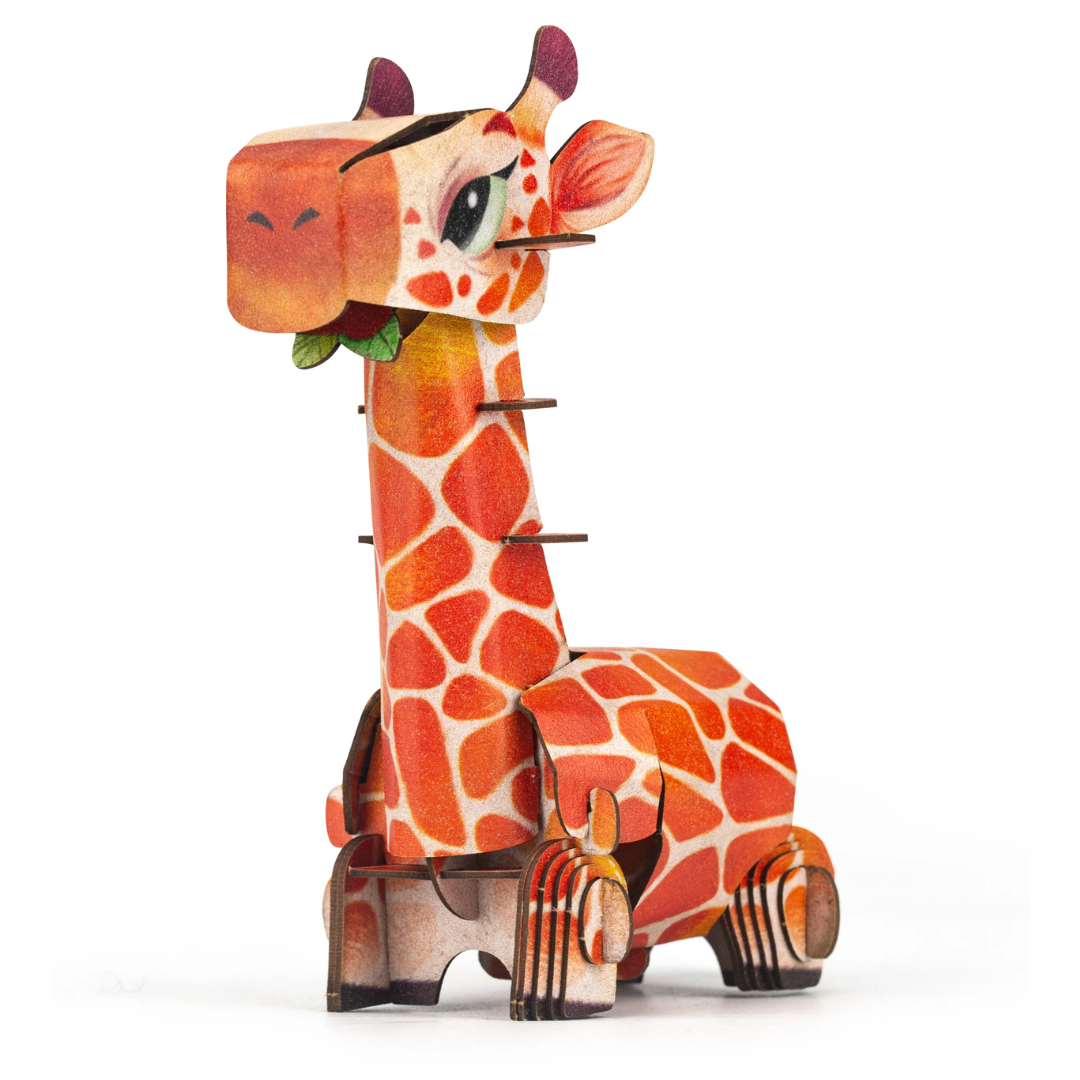 Puzzle 3D ¡con sonido! · jirafa