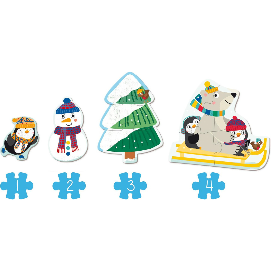 Puzzle XXL Winter: 18 piezas