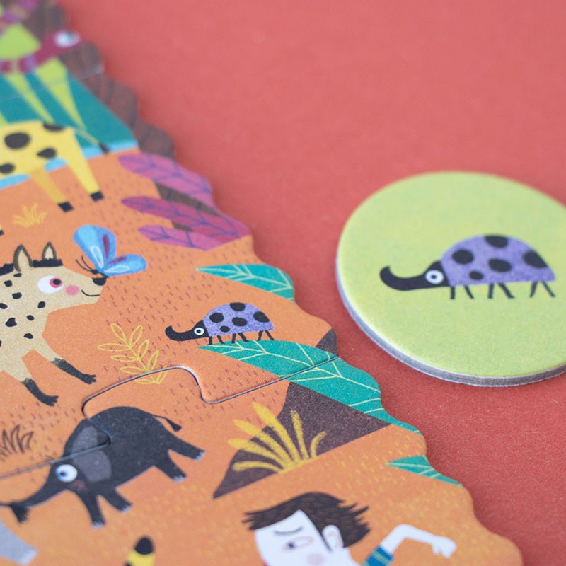 Puzzle pocket: my little jungle