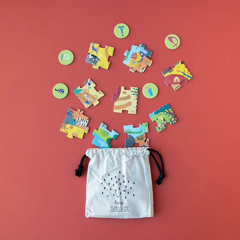 Puzzle pocket: my little jungle