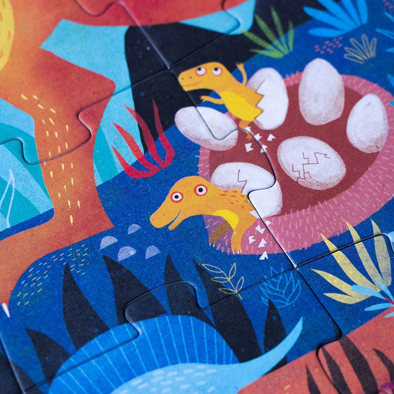 Puzzle pocket: my little dino