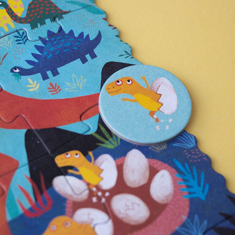 Puzzle pocket: my little dino