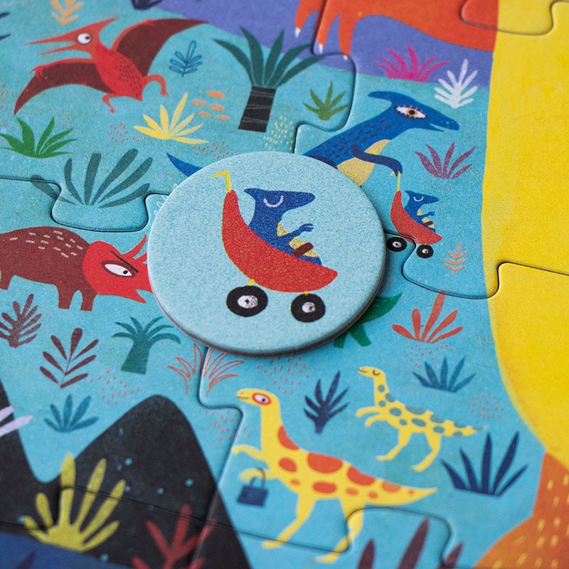 Puzzle pocket: my little dino