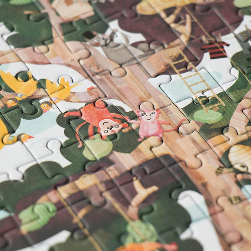 Puzzle pocket ¡reversible!: my tree