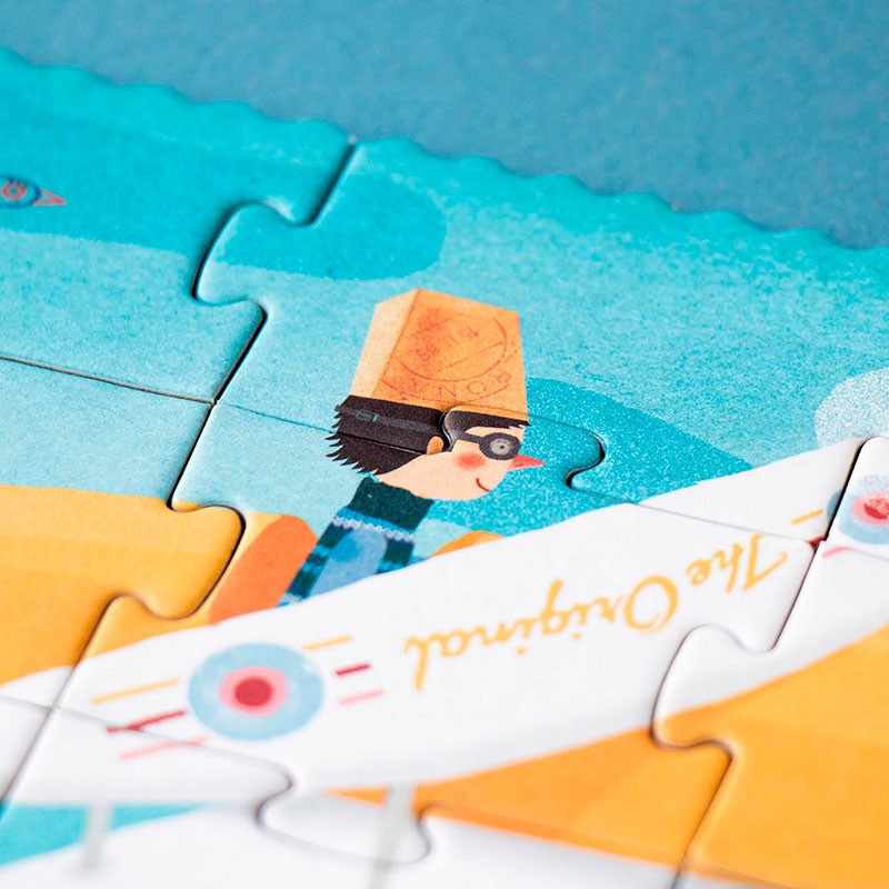 Puzzle pocket: volare