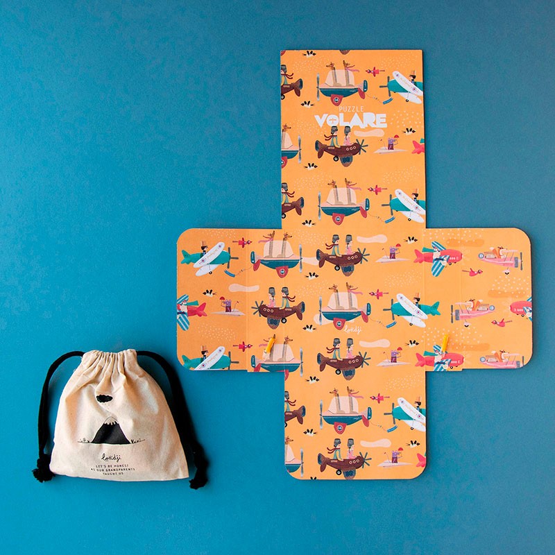 Puzzle pocket: volare