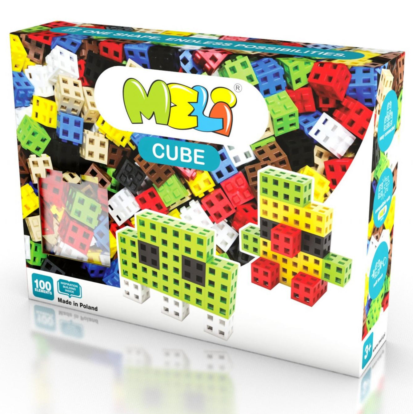 Construcciones MELI cube · 100 piezas