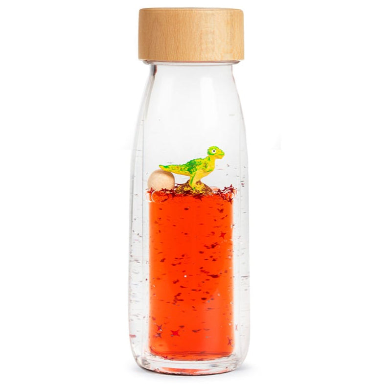 Botella sensorial de movimiento • T-Rex