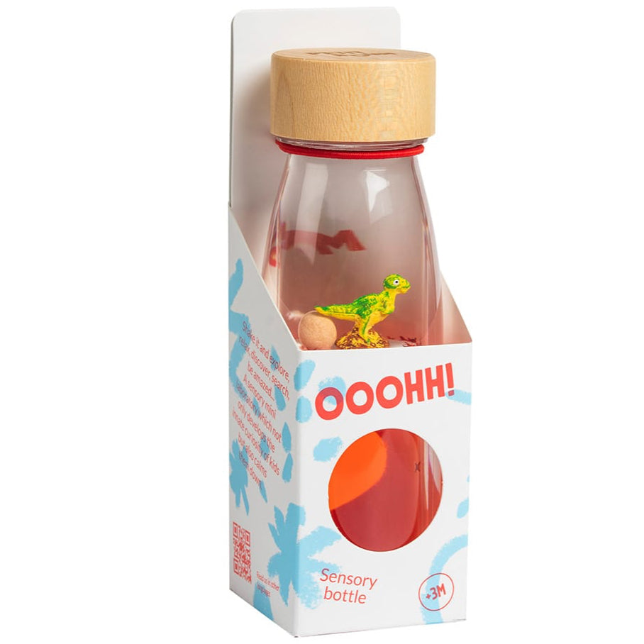 Botella sensorial de movimiento • T-Rex