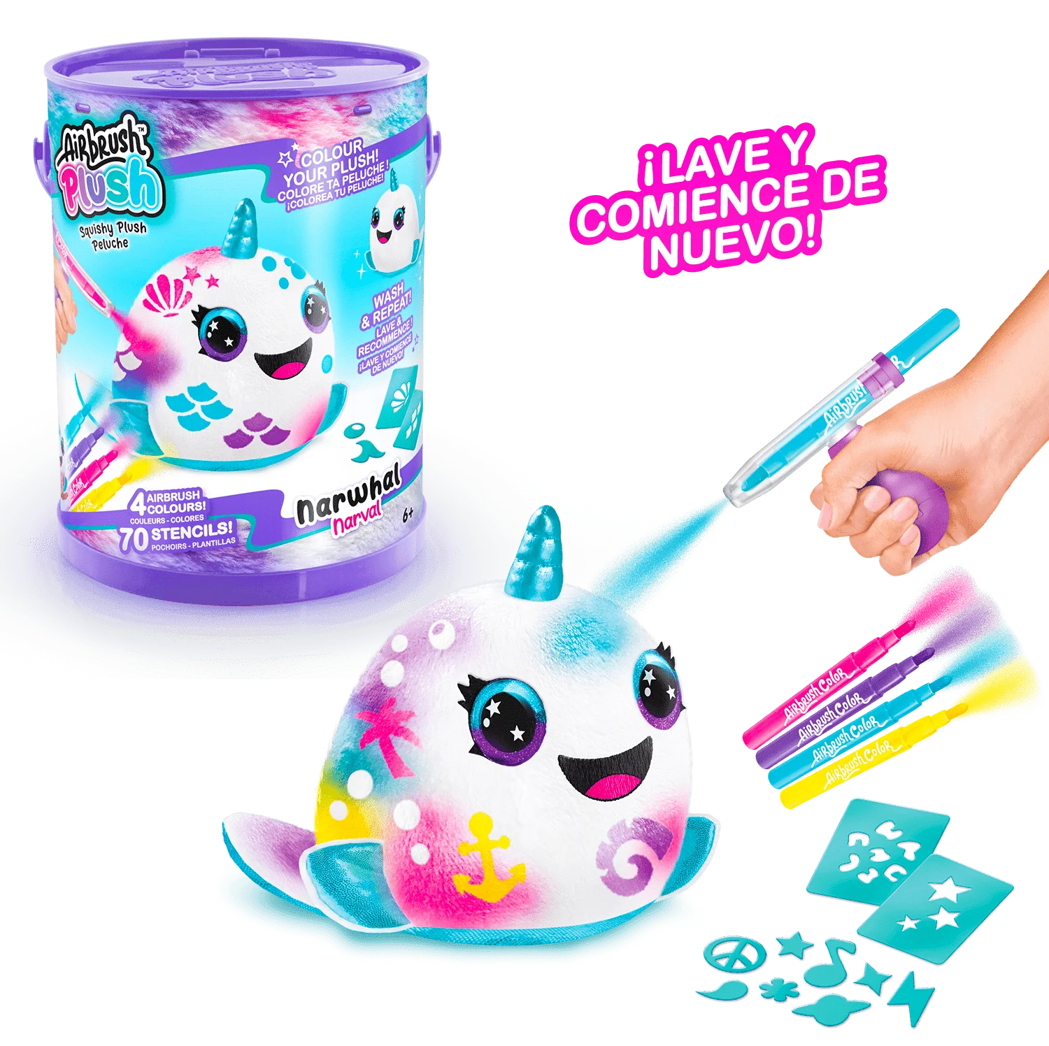 Súpercubo para colorear tu mascota ¡con spray!