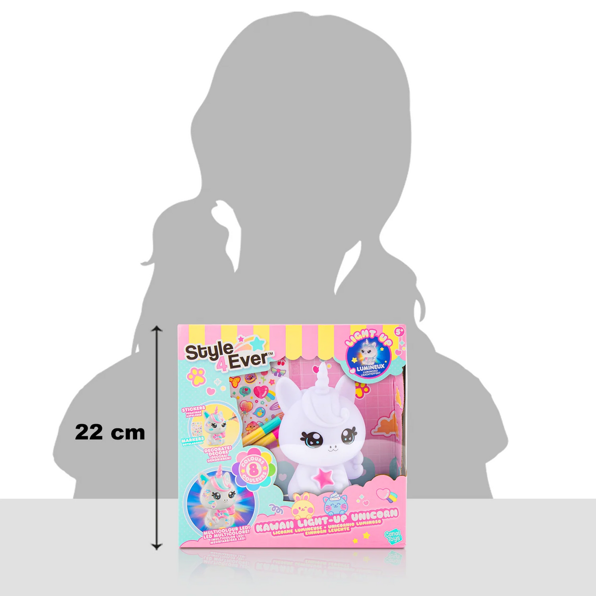 Unicornio ¡con luz! para decorar