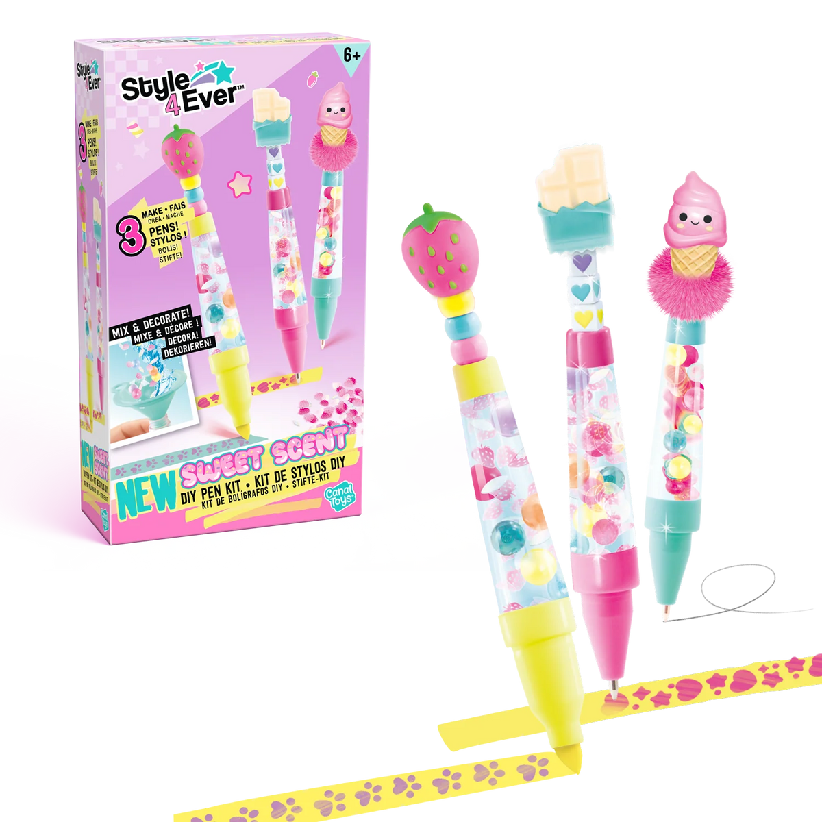 Crea tu subrayador y bolígrafos ¡con olor!