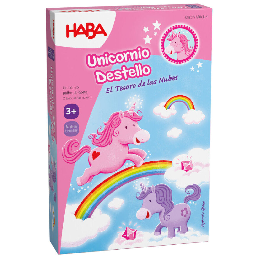 Unicornio destello: el tesoro de las nubes