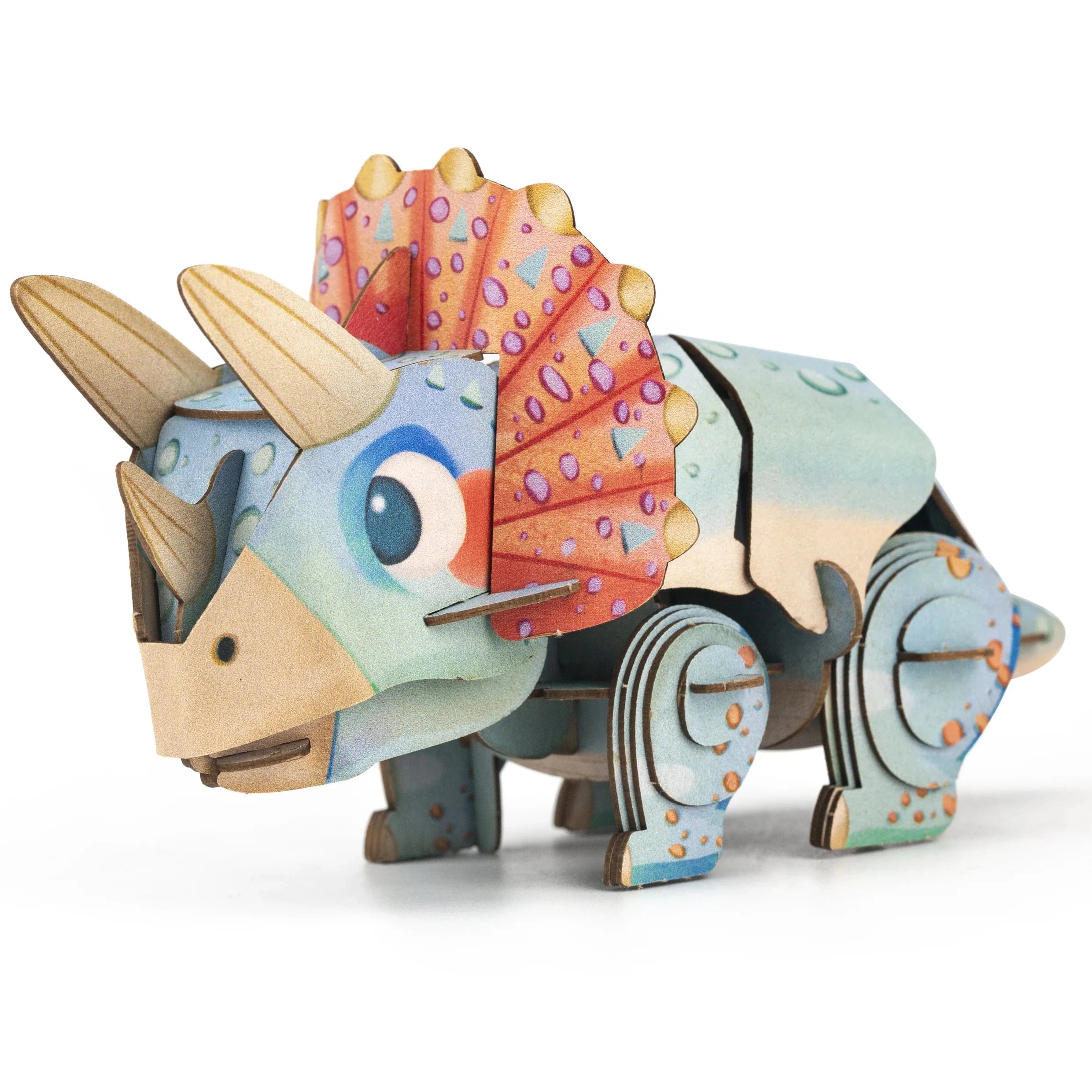 Puzzle 3D ¡con sonido! · triceratops
