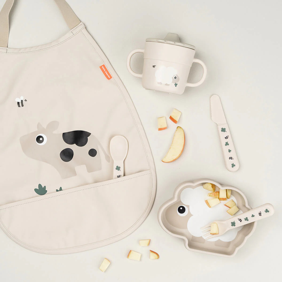 Babero pull-over DONEBYDEER tiny farm · arena