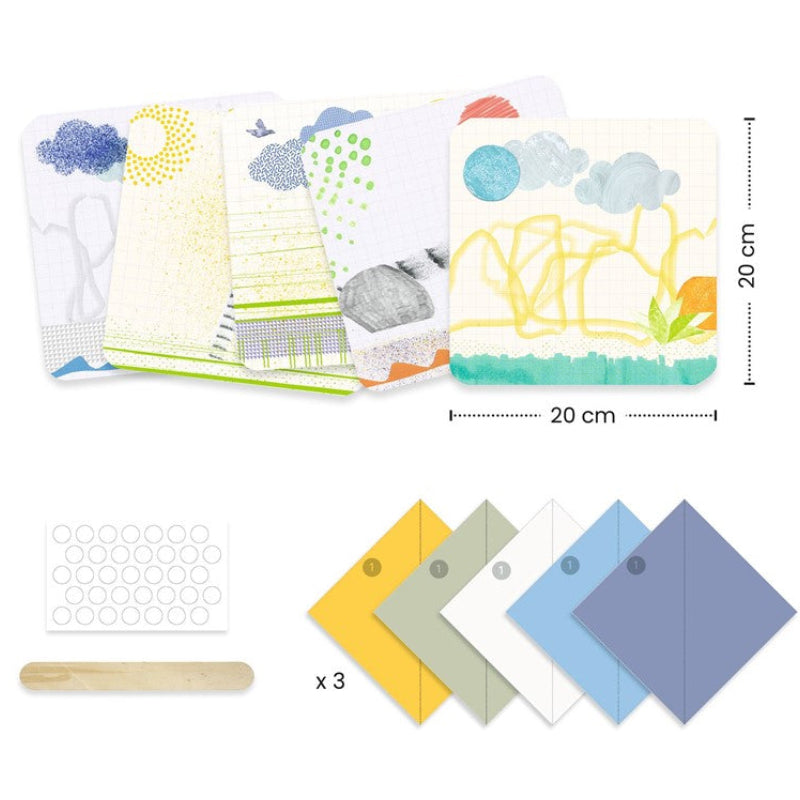 Crear con papel 1, 2, 3… plegado