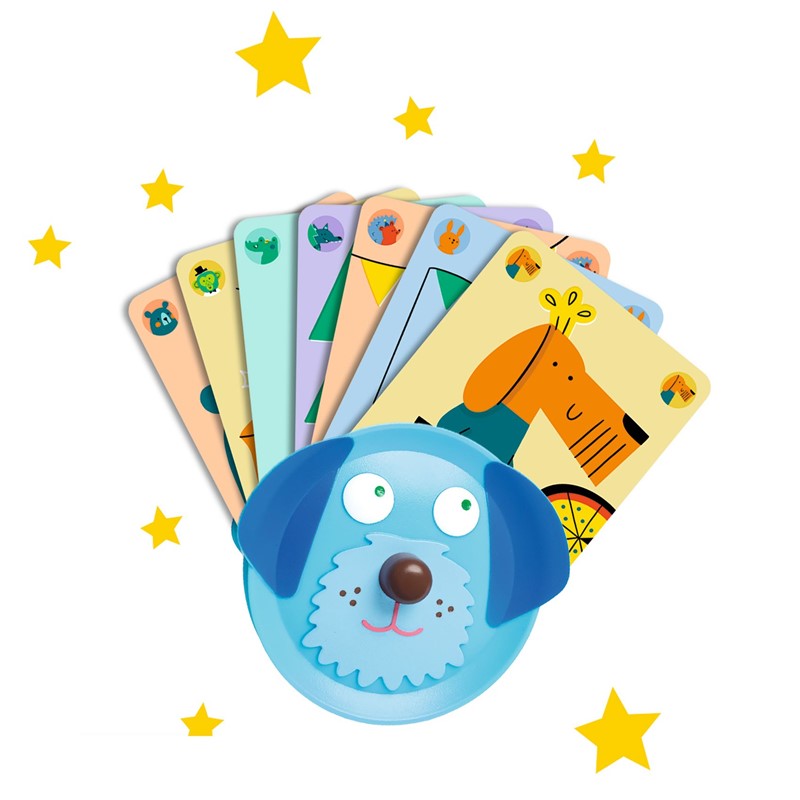 Sujeta-cartas · perro
