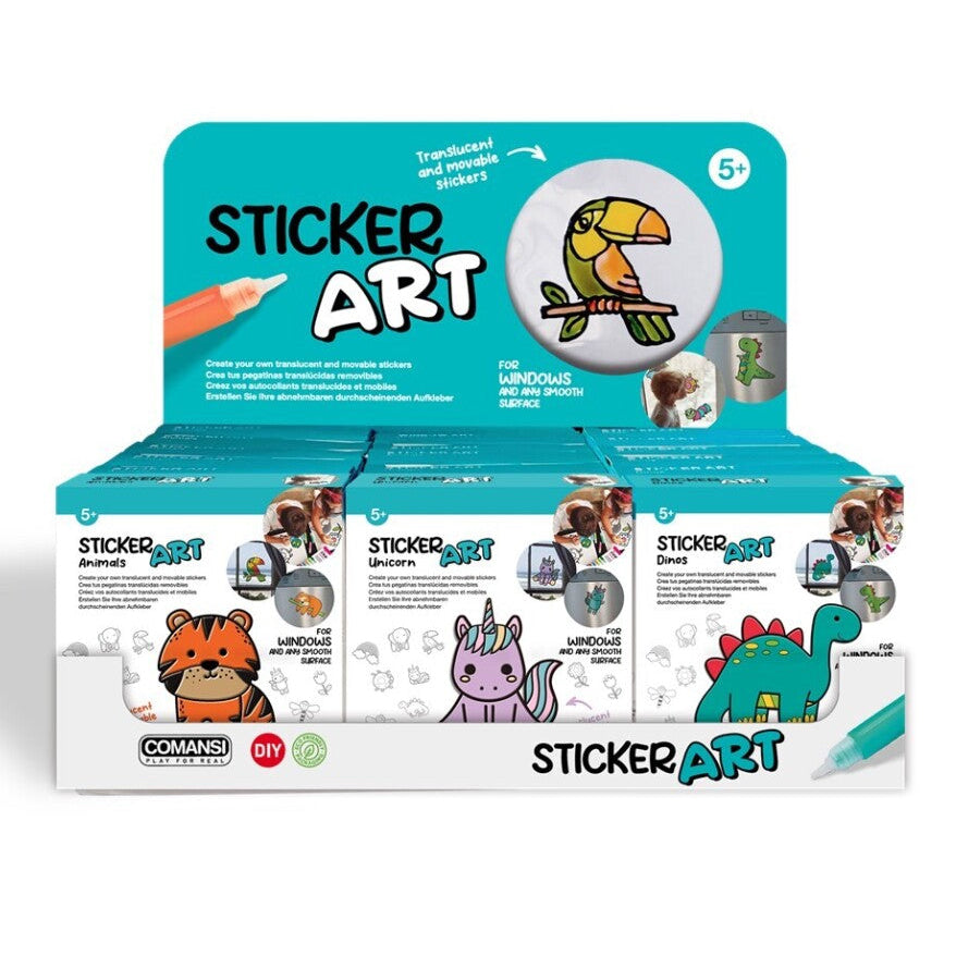Crea tus pegatinas translúcidas STICKER ART