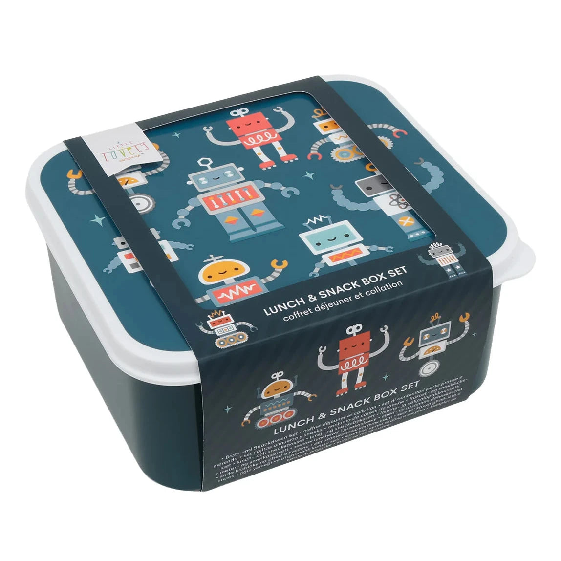 4 cajas snacks ALLC · robots