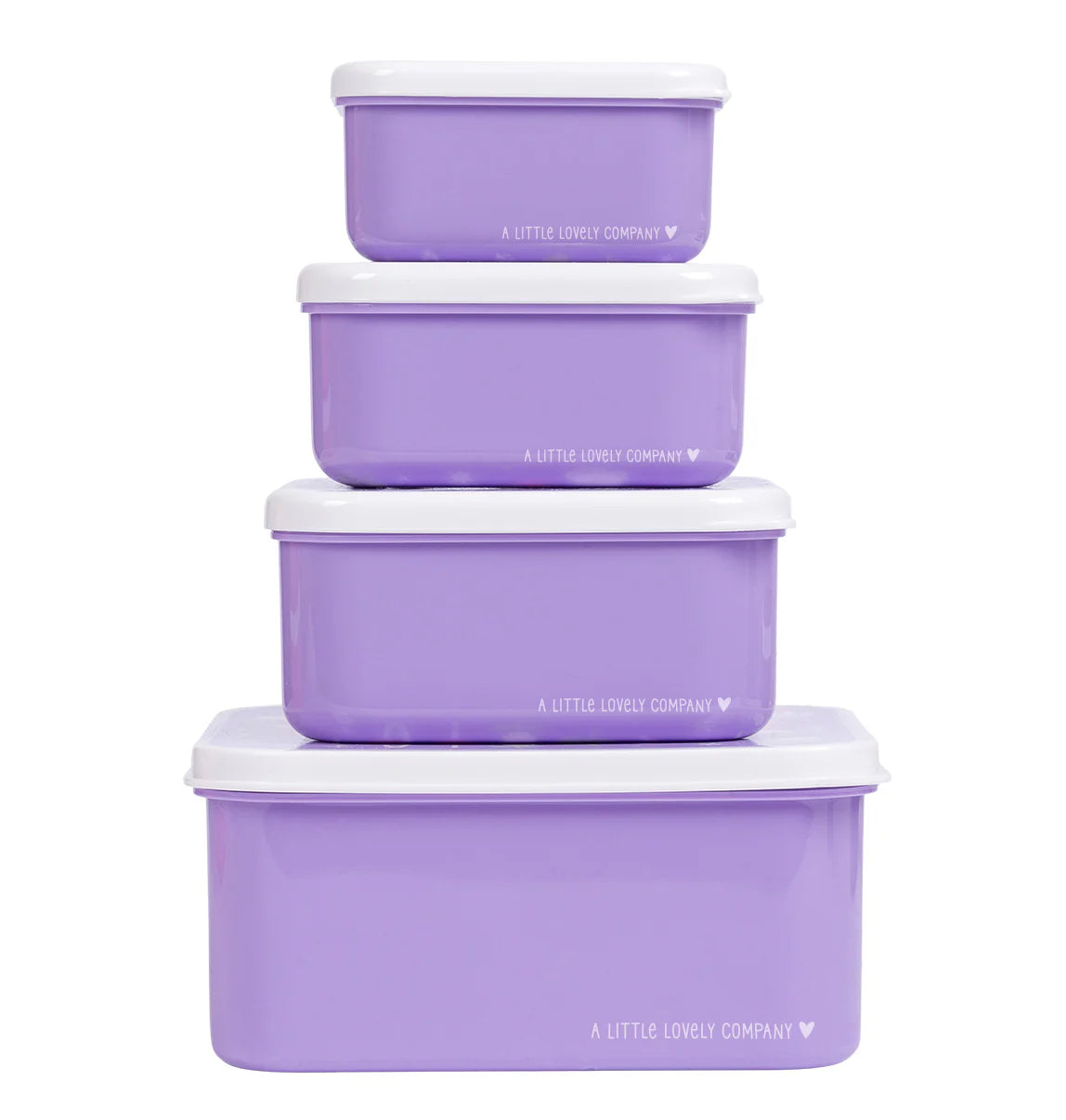 4 cajas snacks ALLC · unicornios