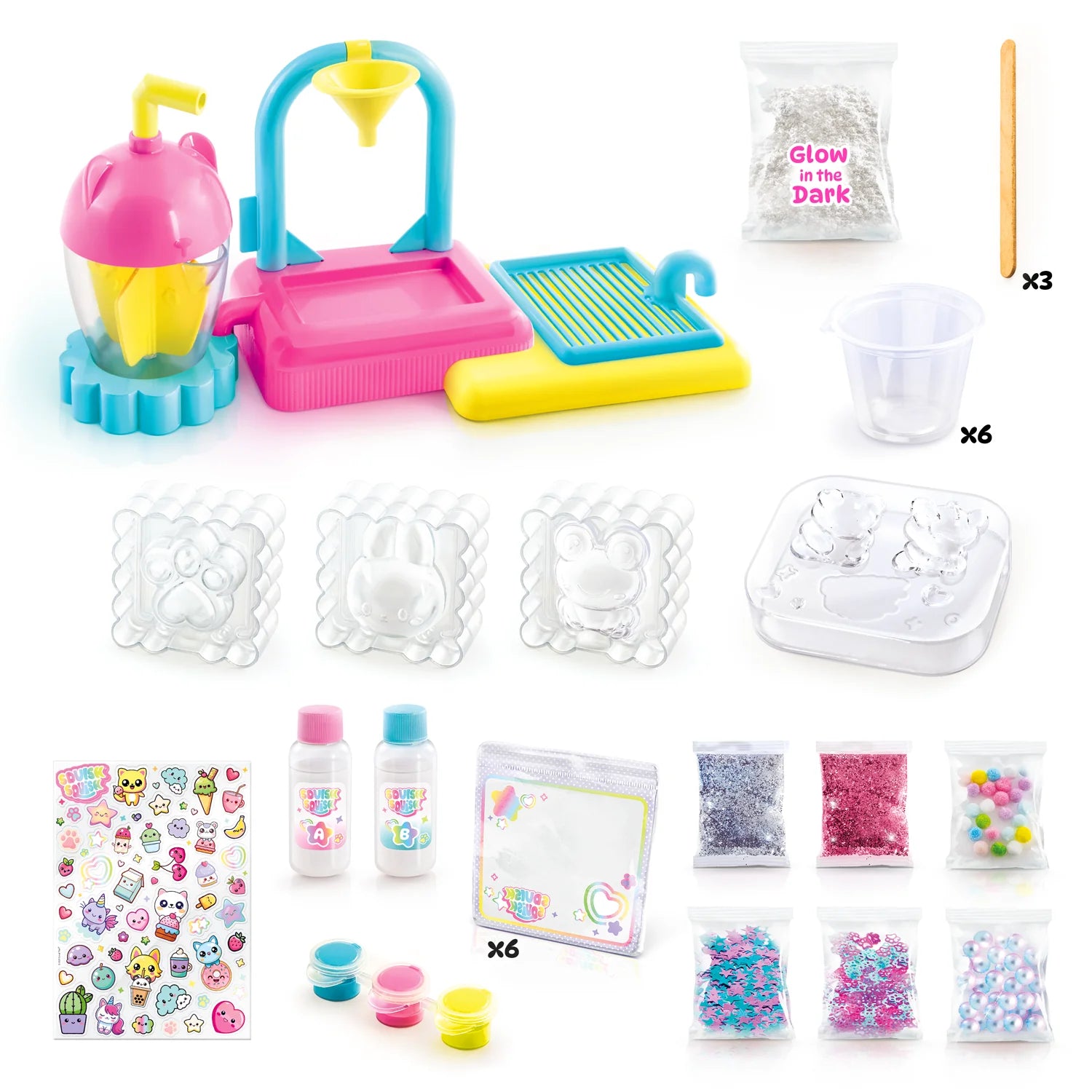 Mega fábrica para crear tus squishies