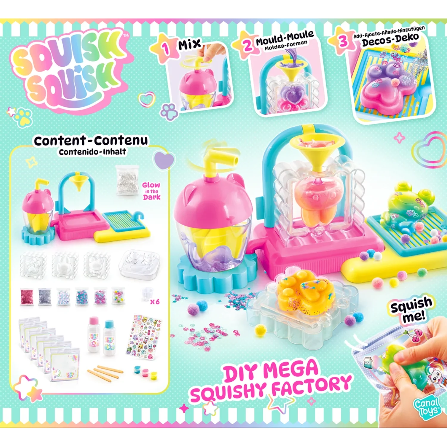 Mega fábrica para crear tus squishies