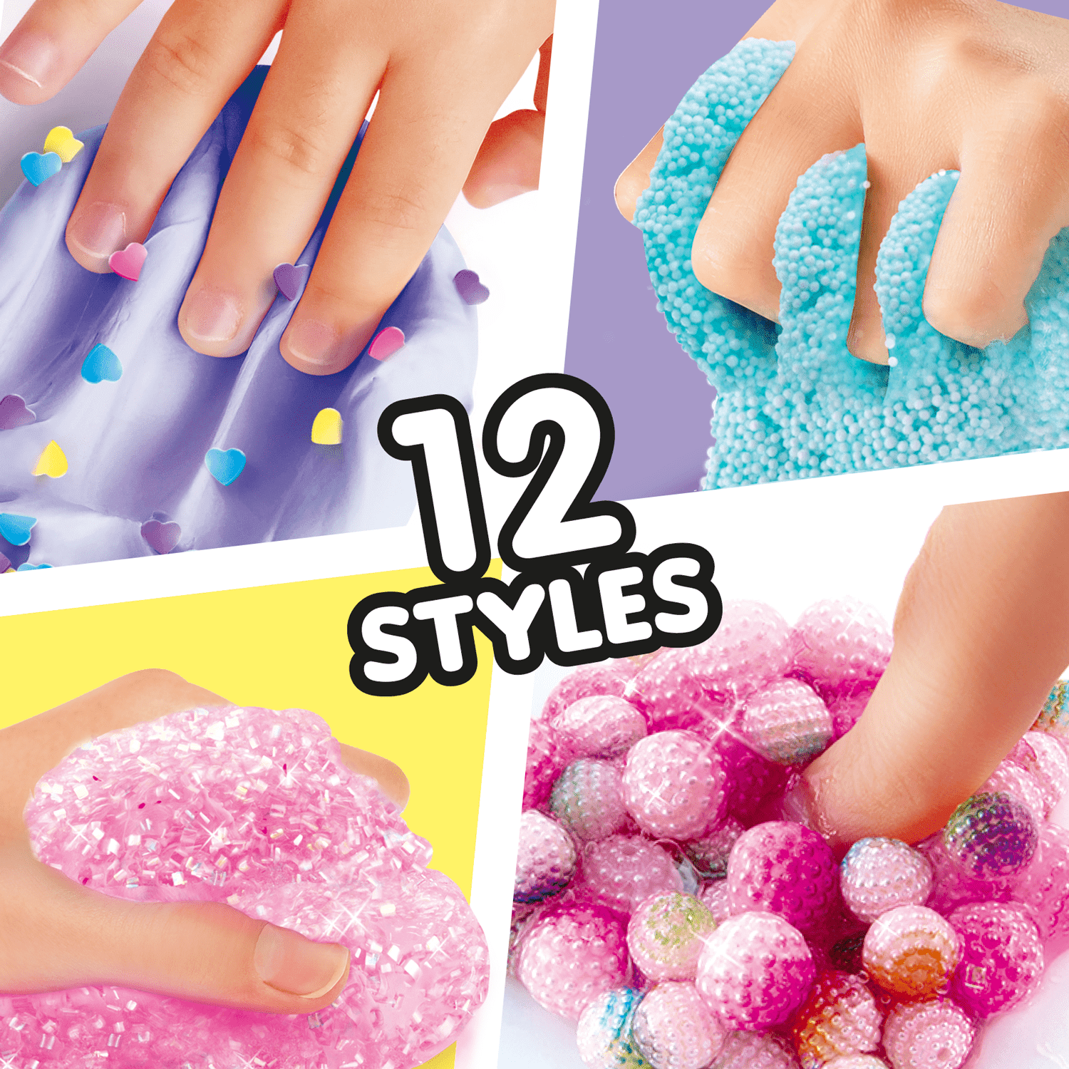 Slime con decoraciones ¡en formato yogur!